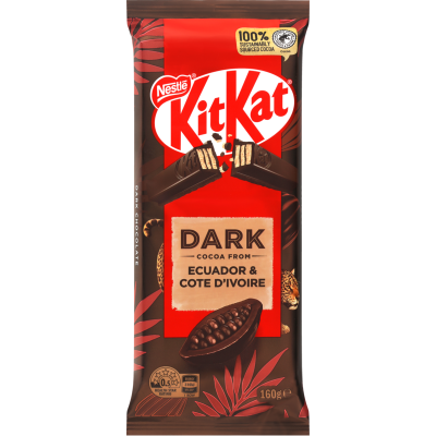Nestle Kit Kat Dark Chocolate Block 160g
