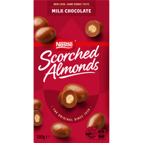 Nestle Milk Chocolate Scorched Almonds 180g