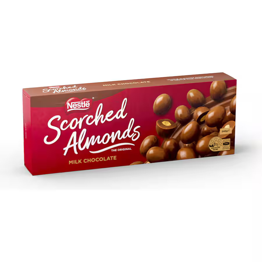 Nestle Milk Chocolate Scorched Almonds Box 240g
