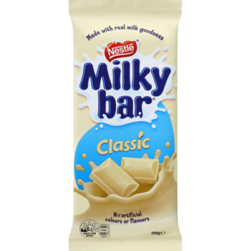 Chocolate Block Nestle Milkybar Classic White 170g