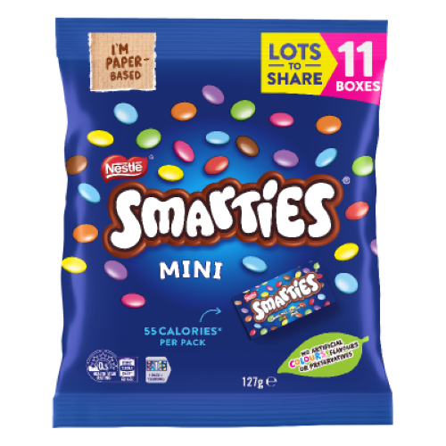Nestle Smarties Chocolate Funpack Bag 127g