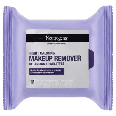 Neutrogena Night Calming Makeup Remover Cleansing Towelettes 25pk
