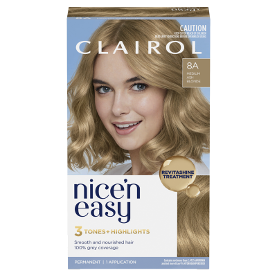 Nice'n Easy Medium Ash Blonde 8A Hair Colour ea