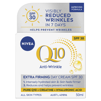 Nivea Q10 Anti-Wrinkle Extra Firming Day Cream SPF30 50ml