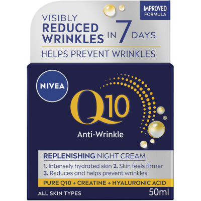 Nivea Q10 Anti-Wrinkle Replenishing Night Cream 50ml