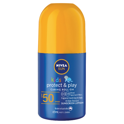 Nivea Sun Kids Protect & Play Caring Roll On Sunscreen SPF50+ 65ml