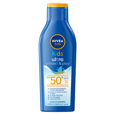 Nivea Sun Kids Ultra Protect & Play Sunscreen SPF50+ 200ml