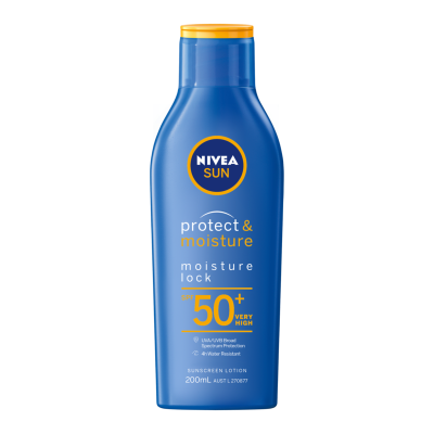 Nivea Sun Protect & Moisture Moisturising Sunscreen Lotion SPF50+ 200ml