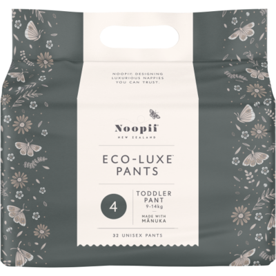Noopii Eco-Luxe Unisex Toddler Pant Nappies 4 32pk