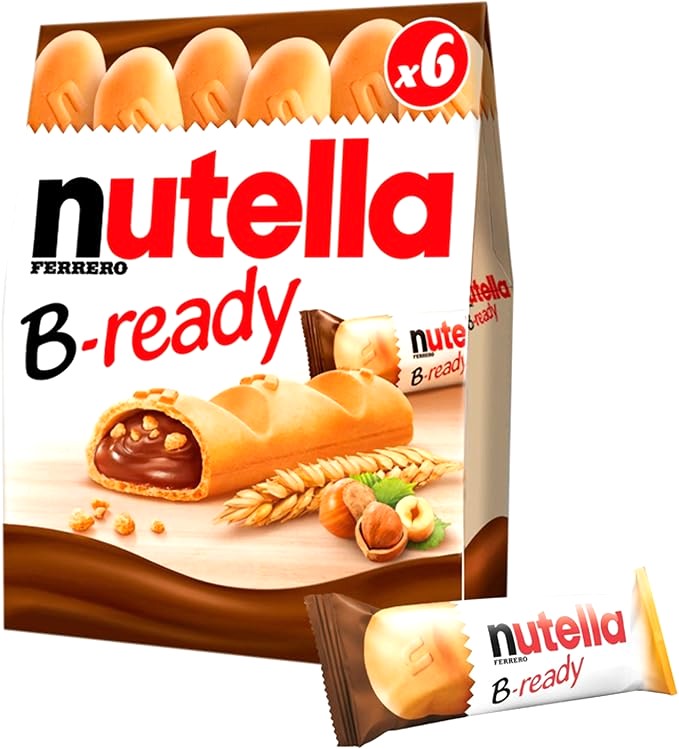 Nutella Fererro B-Ready Biscuits 6 x 22g