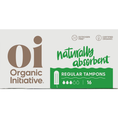 Oi Organic Cotton Regular Tampons 16pk
