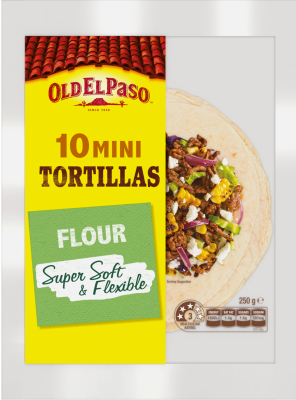 Old El Paso Flour Super Soft & Flexible Mini Tortillas 10pk