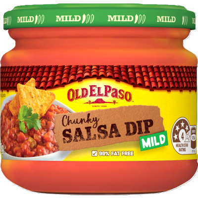 Old El Paso Mild Chunky Salsa Dip 312g