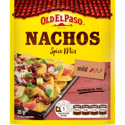 Old El Paso Mild Nachos Spice Mix 35g