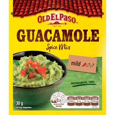 Old El Paso Mild Spice Mix Guacamole 30g