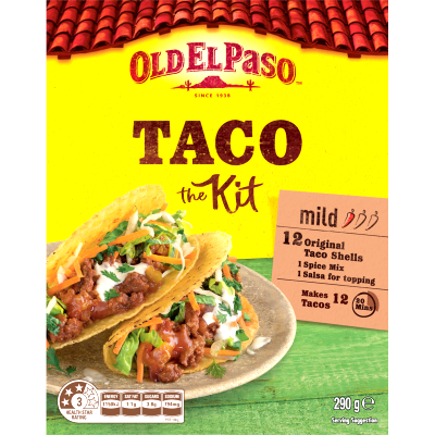 Old El Paso Mild Taco Kit 290g