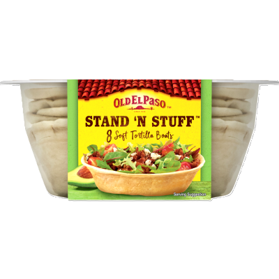 Old El Paso Stand 'N Stuff Soft Tortilla Boats 8pk