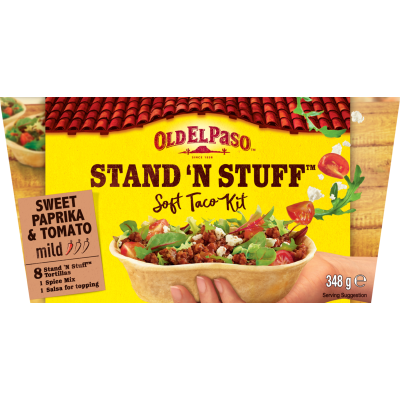Old El Paso Stand 'n Stuff Soft Taco Kit 348g