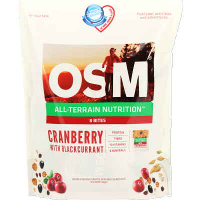 One Square Meal Cranberry With Blackcurrant Bites 340g