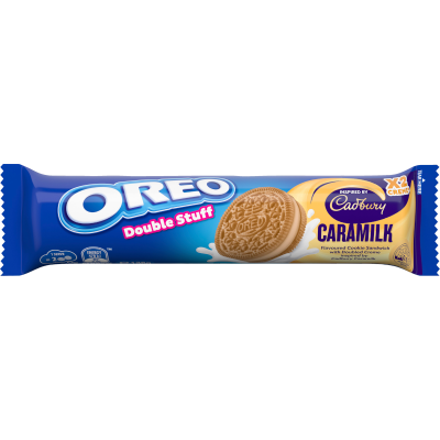 Oreo Caramilk Double Stuff Biscuits 136g