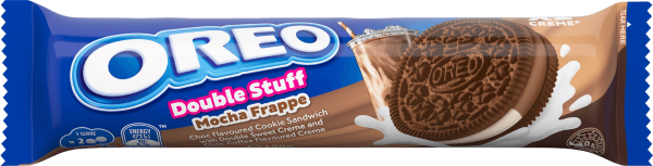 Oreo Double Stuff Mocha Frappe Sandwich Cookies 136g