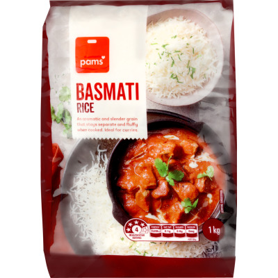 Pams Basmati Rice 1kg