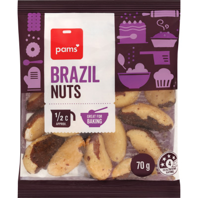 Pams Brazil Nuts 70g