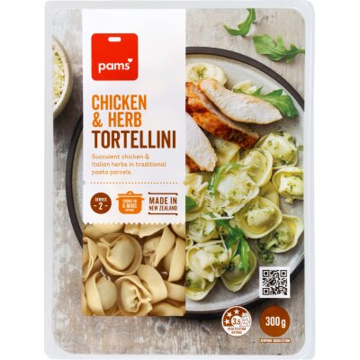 Pams Chicken & Herb Tortellini 300g