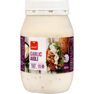 Pams Garlic Aioli 450ml
