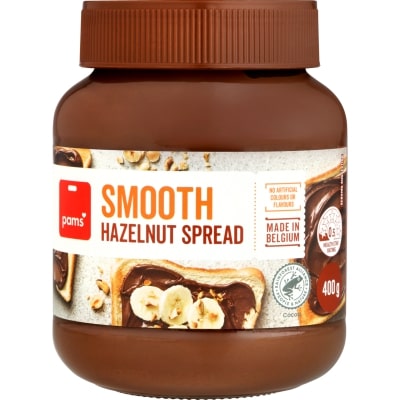 Pams Hazelnut Smooth Spread 400g