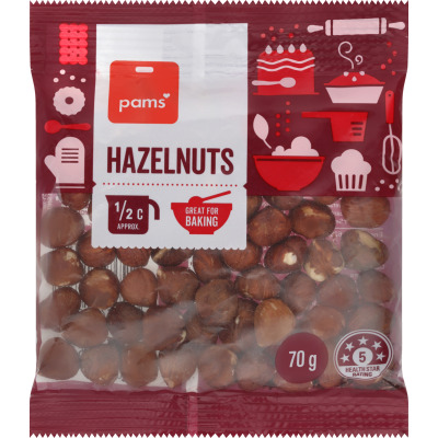Pams Hazelnuts 70g