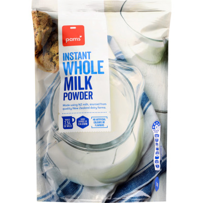 Pams Instant Whole Milk Powder 1kg