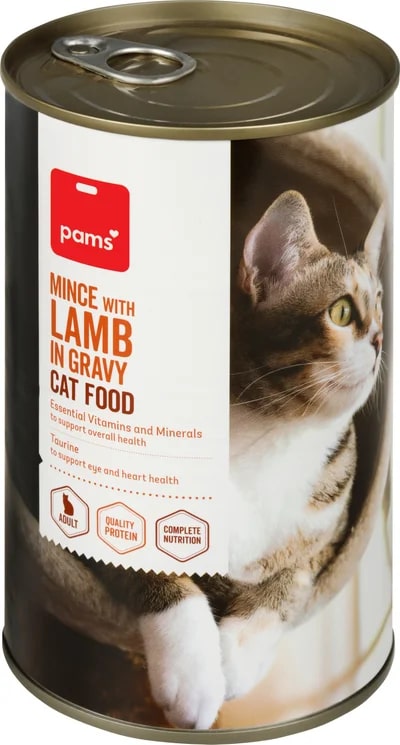 Pams Mince With Chicken In Gravy Cat Food 700g