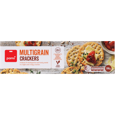 Pams Multigrain Crackers 200g