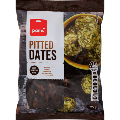Pams Pitted Dates 400g