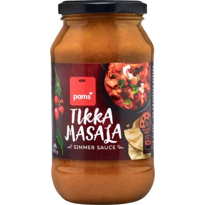 Pams Tikka Masala Simmer Sauce 510g