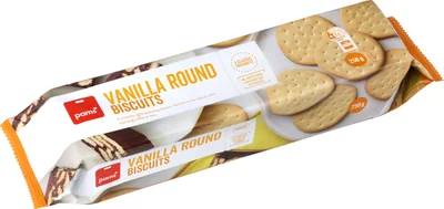 Pams Vanilla Round Biscuits 250g