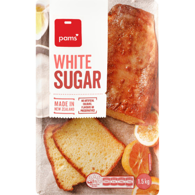 Pams White Sugar 1.5kg
