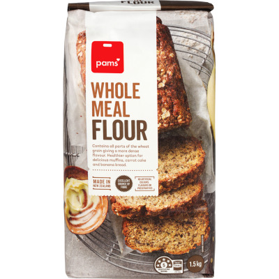 Pams Wholemeal Flour 1.5kg
