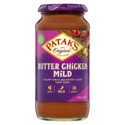 Patak's Butter Chicken Mild Simmer Sauce 450g