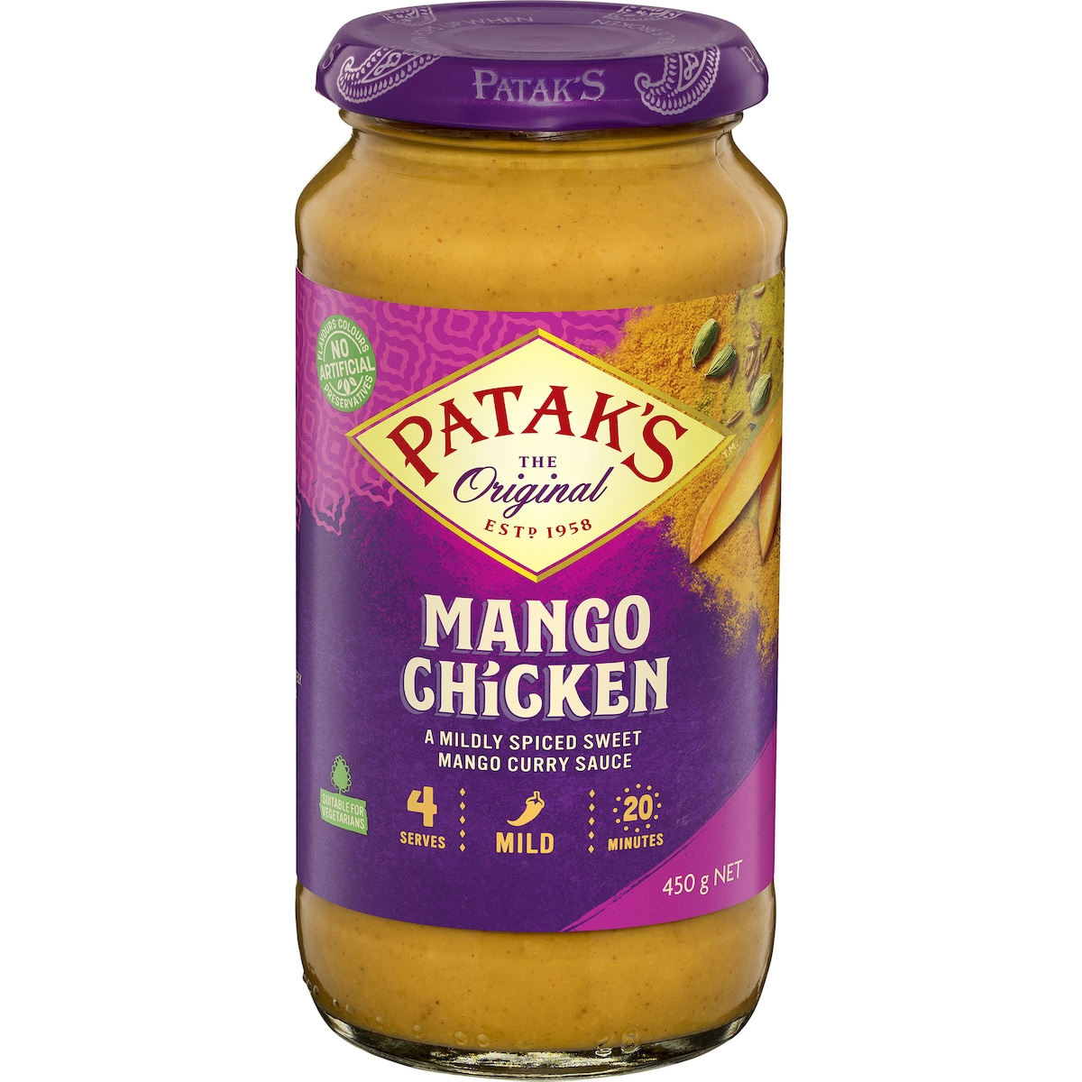 Patak's Mango Chicken Simmer Sauce 450g