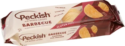 Peckish Barbecue Flavoured Rice Crackers 90g