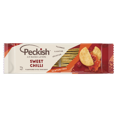 Peckish Sweet Chilli Flavoured Rice Crackers 90g