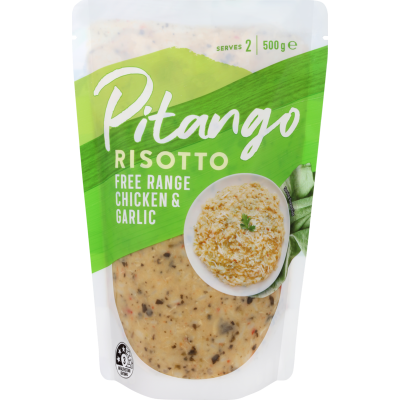 Pitango Free Range Chicken & Garlic Risotto 500g