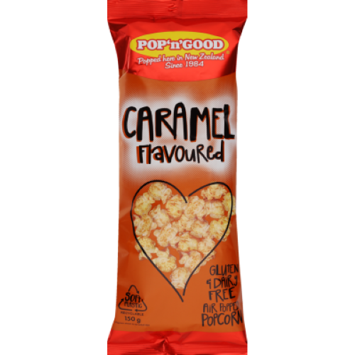 Pop'n'Good Caramel Flavoured Popcorn 150g