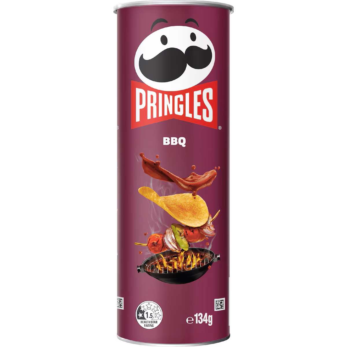 Pringles BBQ Potato Chips 134g