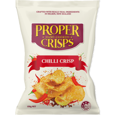 Proper Crisps Chilli Crisp Potato Chips 150g
