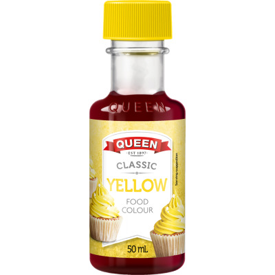 Queen Classic Yellow Food Colour 50ml