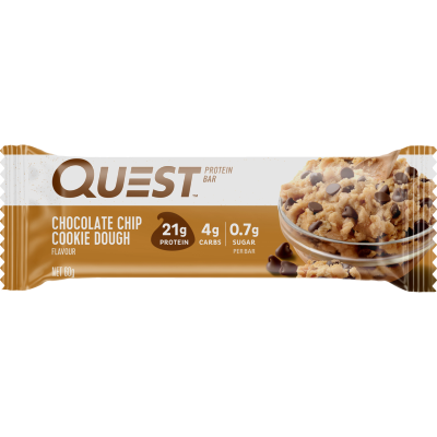 Quest Choc Chip Cookie Dough Flavour Protein Bar 60g