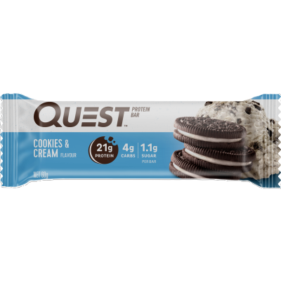 Quest Cookies & Cream Flavour Protein Bar 60g
